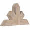 Ekena Millwork Saratoga Smooth Timber Gable Bracket, Douglas Fir, 36"W x 21"H x 5 1/2"D x 5 1/2"F, 14/12 Pitch GBW036X21X0606SAR00SDF - alternate 2